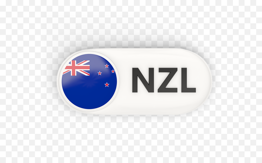 Round Button With Iso Code Illustration Of Flag New Zealand - Language Png,New Button Icon