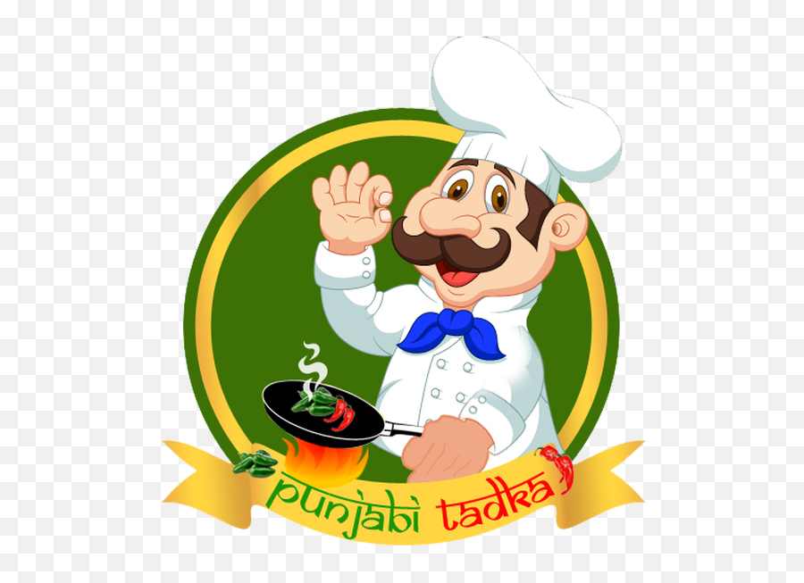 Culture Clipart Punjabi - Punjabi Tadka Chef Logo Png King Of Sweets,Chef Icon Vector