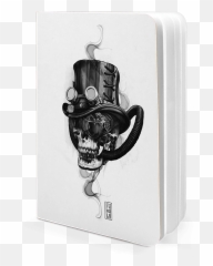 Dailyobjects Steampunk Skull A6 Notebook Plainbuy - Fictional Character png