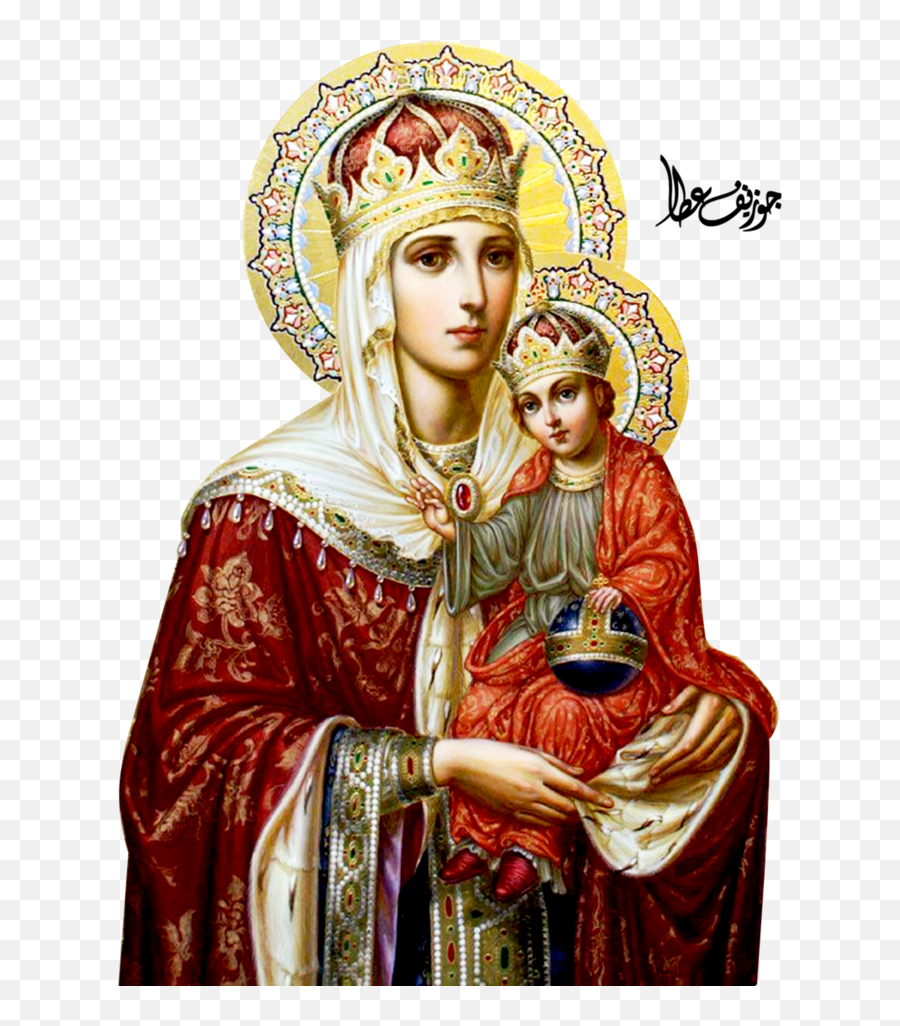 Mary Theotokos Icons Of Jesus Virgin - Russian Our Virgin Mary Icon Png,Virgin Mary Png