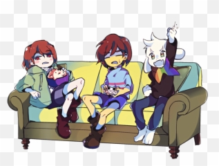 11 Undertale Ideas Know Your Meme Super Smash - Storyshift Chara And Asriel Frisk png
