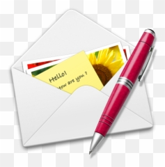 Letter Pen Icon Iconset Mcdo Design - And Pen Png