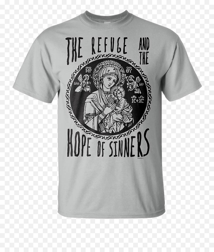 The Refuge And Hope Of Sinners Womens T - Our Lady Of Perpetual Help Clipart Png,Our Lady Of Mercy Icon