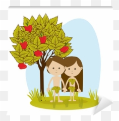 Wall Mural Adam And Eve - PIXERSUS Adam And Eve Cliparts png