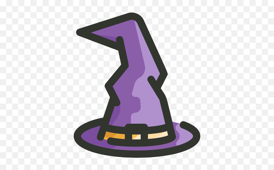 Halloween Hat Magic Witch Free Icon - Iconiconscom Witch Icon Png,Witch Hat Icon