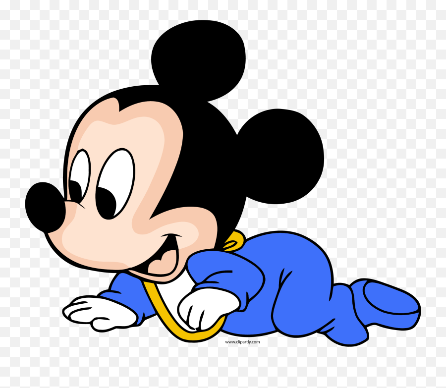 Download Disney Baby Mickey Crawl Clipart Png - Mickey Mouse Baby Mickey Mouse Crawling,Disney Png Images