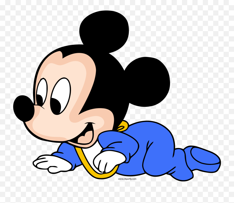 Download Disney Baby Mickey Crawl Clipart Png - Mickey Mouse Baby ...