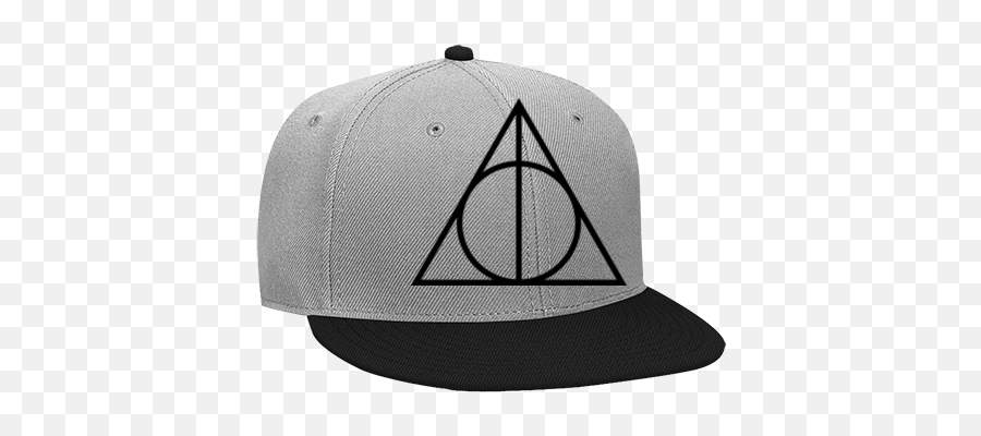 Deathly Hallows Symbol Wool Blend Snapback Flat Bill Hat - Harry Potter Symbols Gold Png,Deathly Hallows Icon