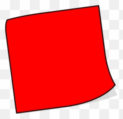 Red Sticky Note Clip Art - Post It png