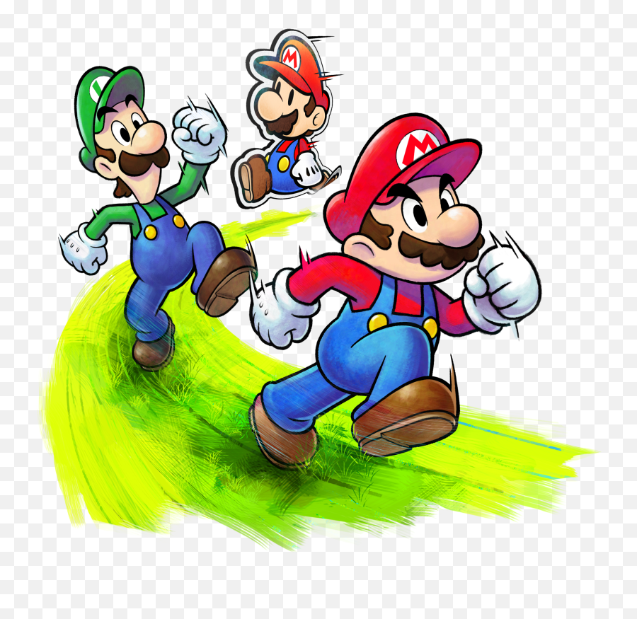Paper Mario - Mario And Luigi Series Png,Mario And Luigi Transparent