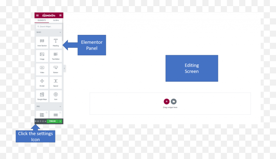 Build Your Blog Website With Elementor For Free U2022 Wificom Png Drag Handle Icon