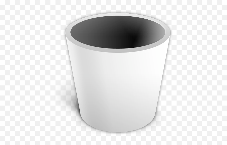 Empty Trash White Icon - Free Download On Iconfinder Solid Png,Mac Trash Icon