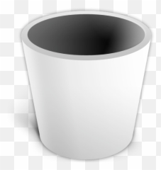 Empty Trash White Icon - Free download Iconfinder Solid png