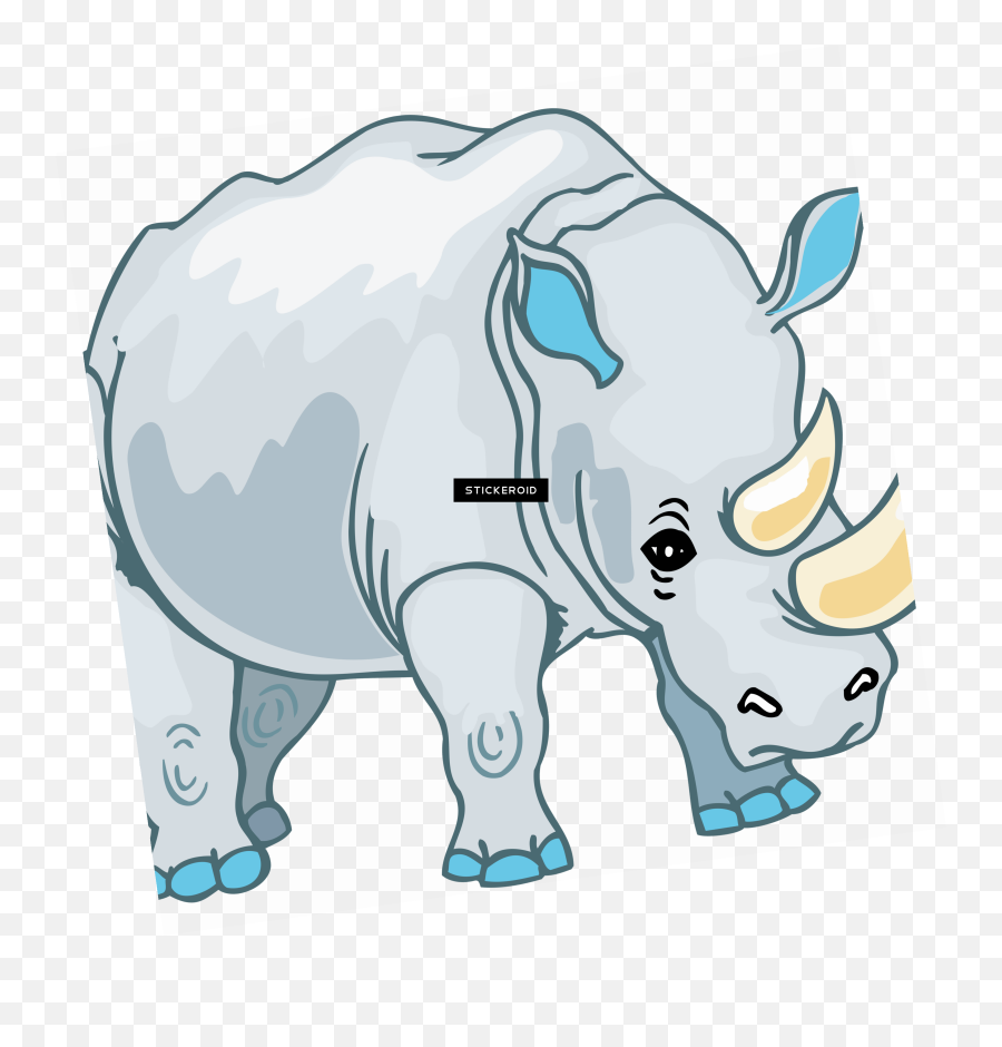 Download Rhino Cartoon - White Rhinoceros Png Image With No Png Image Clipart Png Rhino Cartoon,Rhino Png