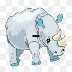 Download Rhino Cartoon - White Rhinoceros Png Image With No Png Image Clipart Png Rhino Cartoon,Rhino Png