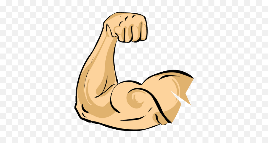 Muscles Clipart - Arm Making A Muscle Png,Muscles Png