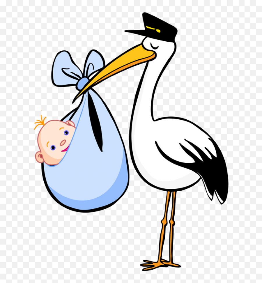 Stork Baby Clipart Transparent Png - Stork Clipart,Baby Clipart Transparent