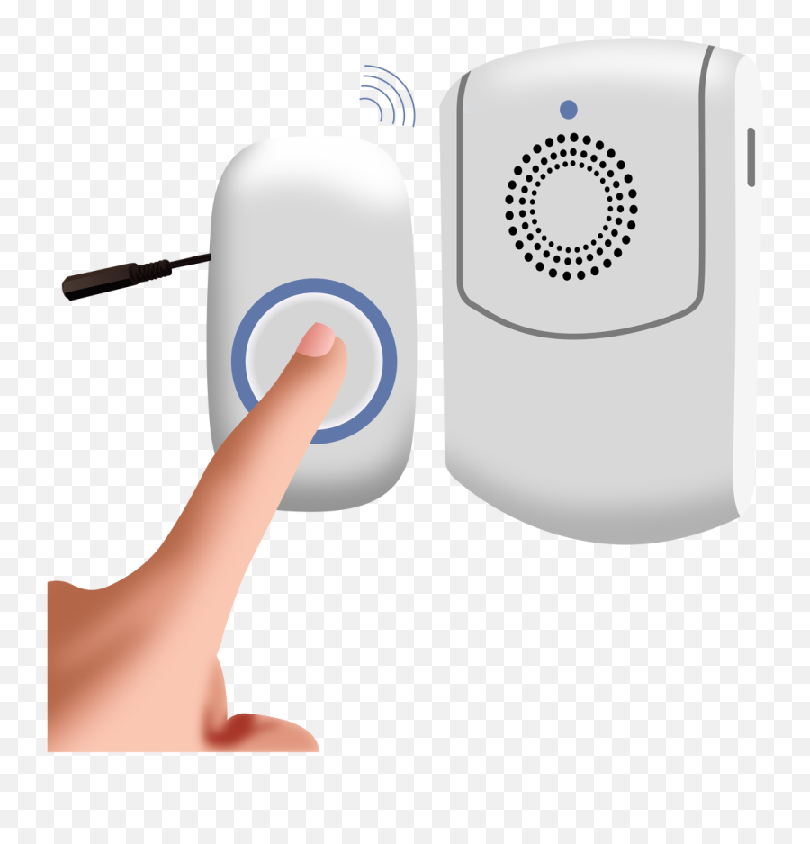 Wireless Attendant Call Button Vibrating Alert Chime - Switch Png,Pager Png