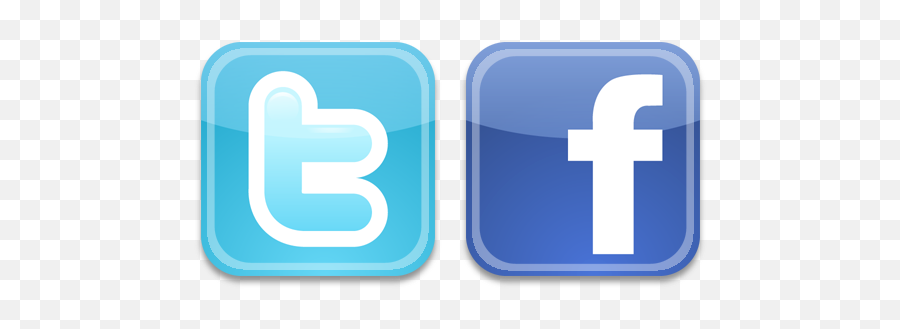 Hd Facebook And Twitter Icons Png - Logo Facebook Y Twitter Vector,Logo De Twitter