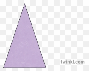 Isosceles Triangle Shape 2d Angle Maths Ks2 Illustration - png
