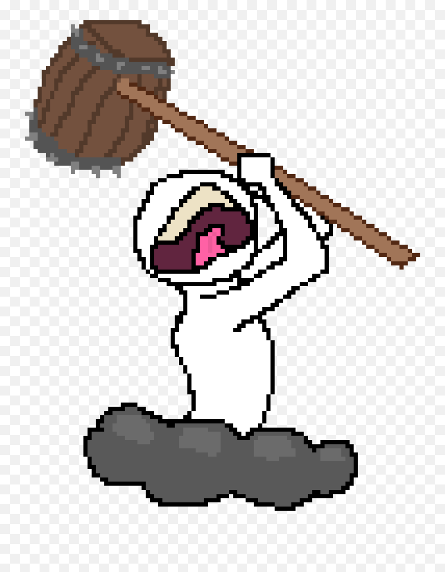 Ban Hammer Pixel Art Clipart - Río Secreto Png,Ban Hammer Png