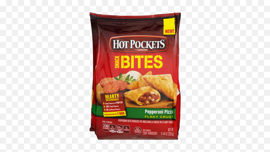 Hot Pockets Pepperoni Pizza Snack Bite Sandwich 93 Oz Frozen - Hot Pockets Pizza Triangles Png,Hot Pocket Png