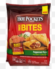 Hot Pockets Pepperoni Pizza Snack Bite Sandwich 93 Oz Frozen - Hot Pockets Pizza Triangles Png,Hot Pocket Png