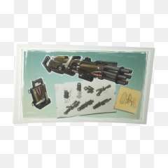 Fortnite Minigun Png Image - Fortnite Loading Screen Gun,Minigun Png