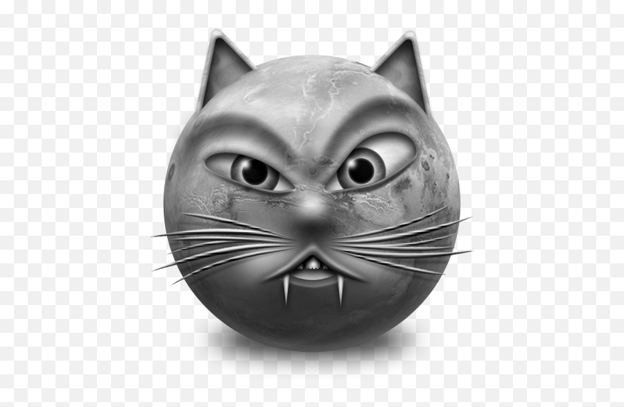 Grey Wild Cat Head Icon Png Clipart - Domestic Cat,Cat Head Png