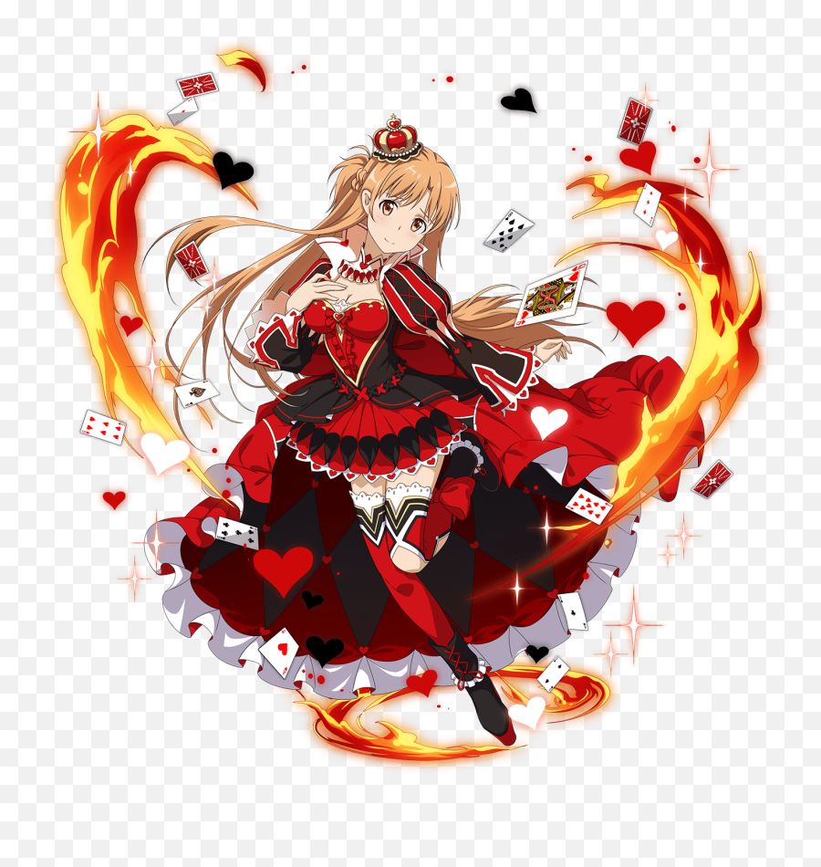 Earverpng 15001500 Sword Art Online Kirito - Queen Of Hearts Asuna,Anime Heart Png