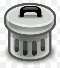 Open - Trash Can Clip Art Png,Trash Can Icon Png
