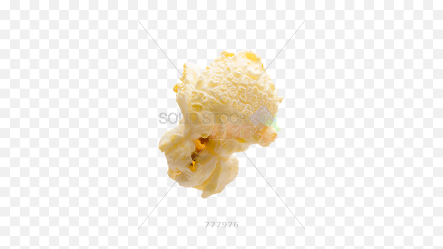 Stock Photo Of Single Yellow Popcorn Isolated - Popcorn Single Transparent Png,Popcorn Transparent