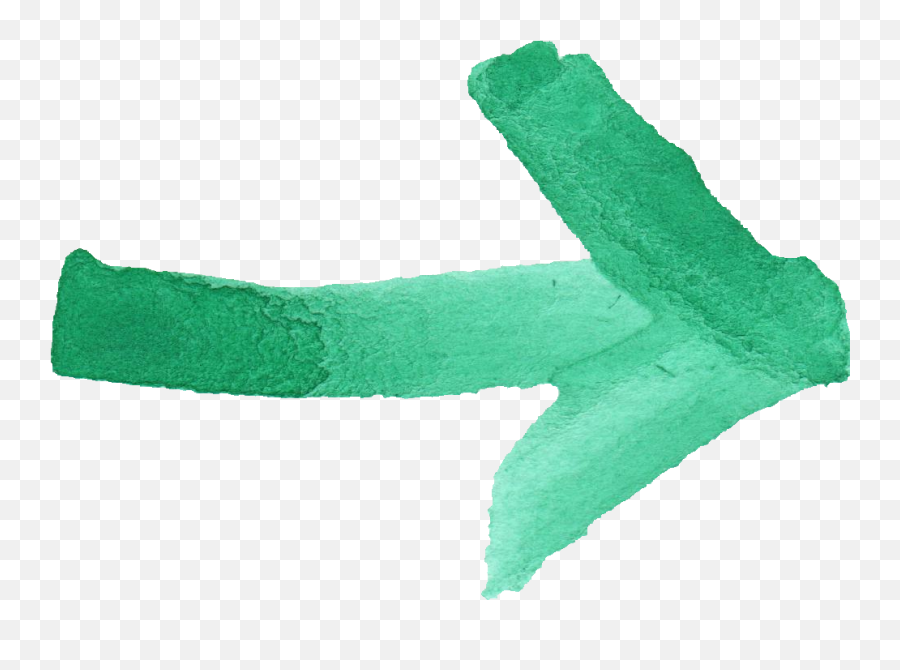 Green Watercolor Arrow Transparent - Arrow Green Png,Green Arrow Transparent Background