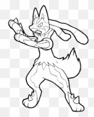 Mega Lucario Drawing - Dibujos Para Colorear De Pokemon Mega Evoluciones Png,Lucario Png