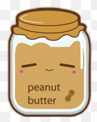 Download Transparent Peanut Butter Jar Png - Cartoon Cute Clip Art