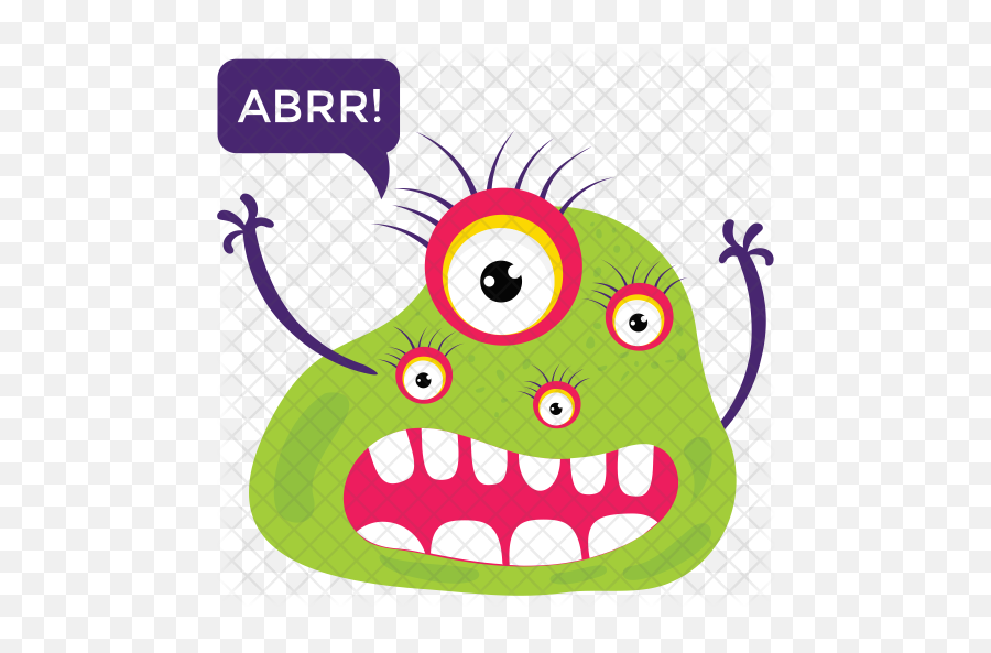 Monster With Multiple Eyes Icon - Cartoon Png,Monster Eyes Png