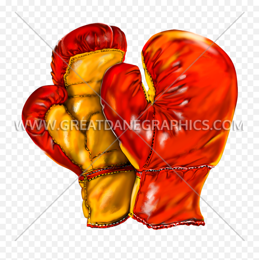 Pair Of Boxing Gloves Production Ready Artwork For T - Shirt Boxing Glove Png,Boxing Gloves Transparent Background