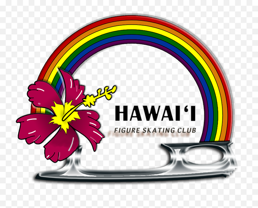 Cropped - Rainbowsilverwhitetshirtpng U2013 Hawaii Figure Figure Skating Club,Tshirt Png