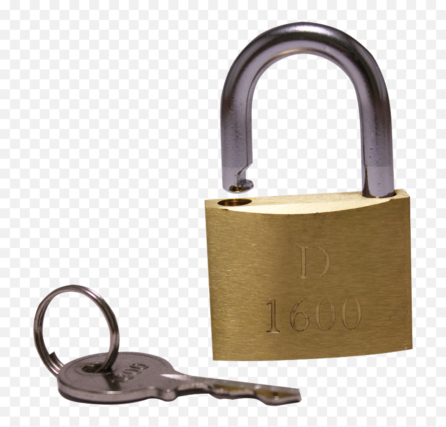 Brass Dolphin - Style Padlock D1600 With 35mm Key Brass Hd Key Png,Padlock Png