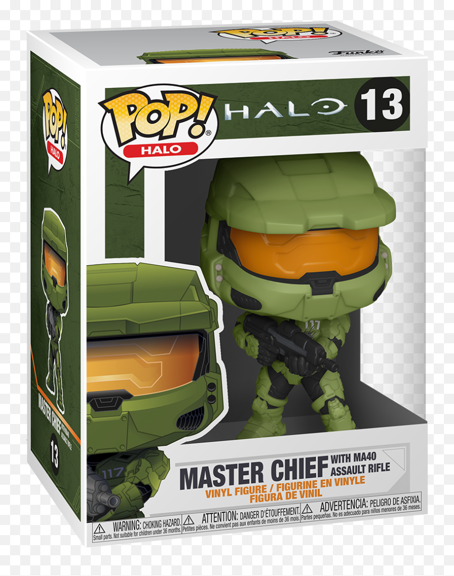 Funko Pop Games Halo Infinite - Master Chief With Ma40 Assault Rifle Halo Infinite Funko Pop Png,Master Chief Png