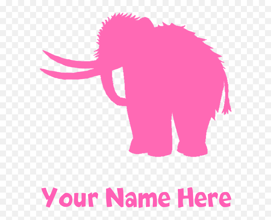 Woolly Mammoth Silhouette Body Suit Clipart - Full Size Big Png,Mammoth Png