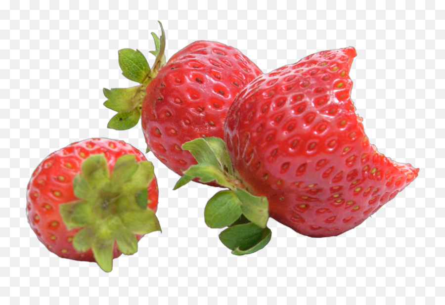 Bitten Strawberry Free Image - Fruit Png,Strawberries Transparent Background