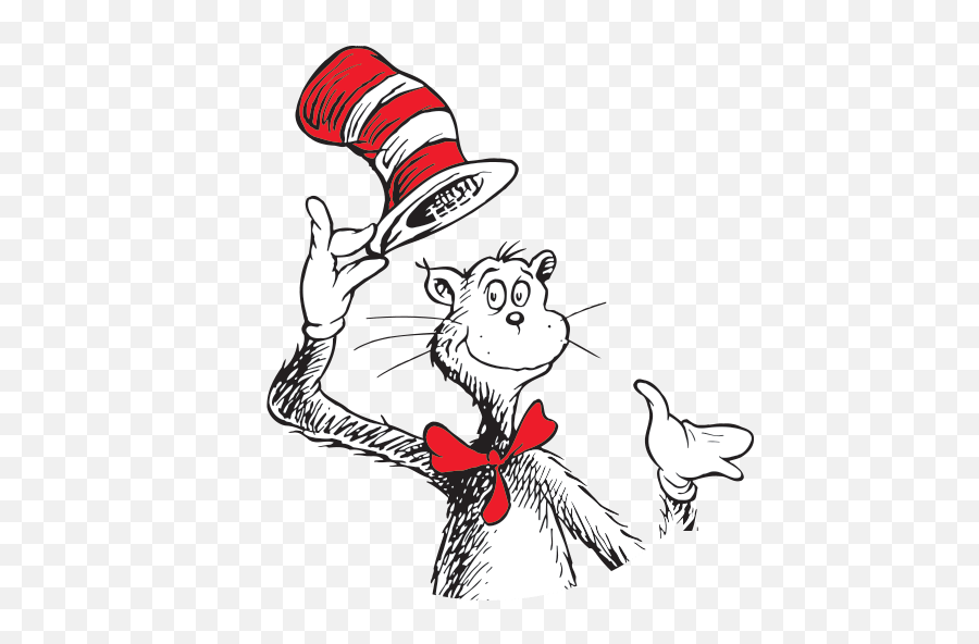 The Cat In Hat - Seussville Cat In The Hat The Cat Png,Funny Hat Png