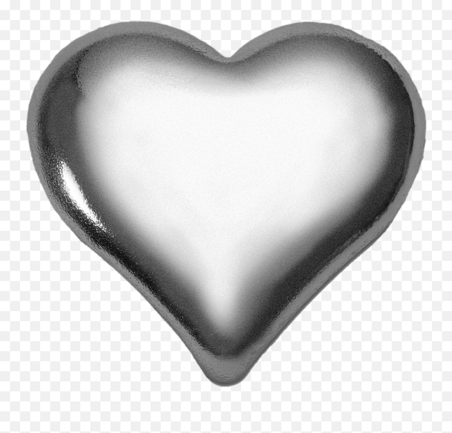 Download 3d Heart Silver Metal Metallic Love - Silver Full Transparent Background Silver Heart Png,Silver Heart Png