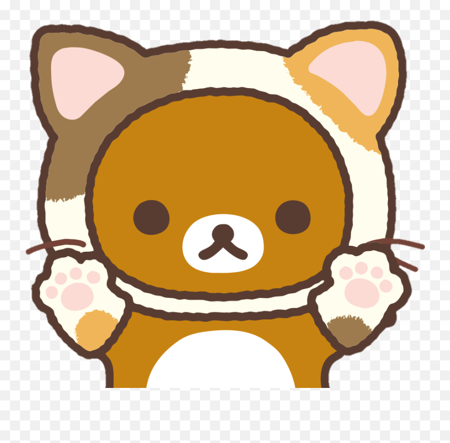 Rilakkuma Sticker - Transparent Rilakkuma Cat Png,Rilakkuma Transparent