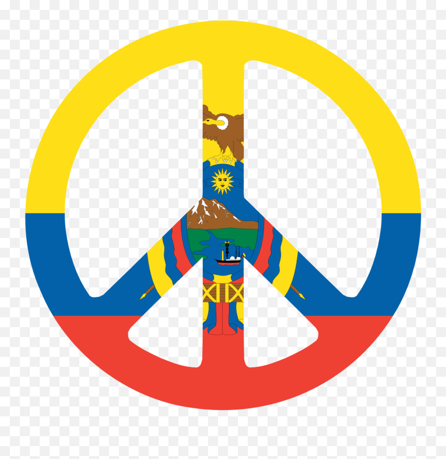 Ecuador Flag Pictures - Dark Blue Peace Sign Png,Ecuador Flag Png