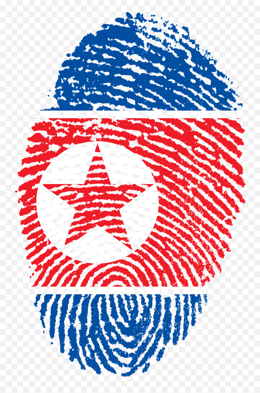 North Korea Flag Fingerprint - Pakistan Flag Finger Print Png,Korean Flag Transparent