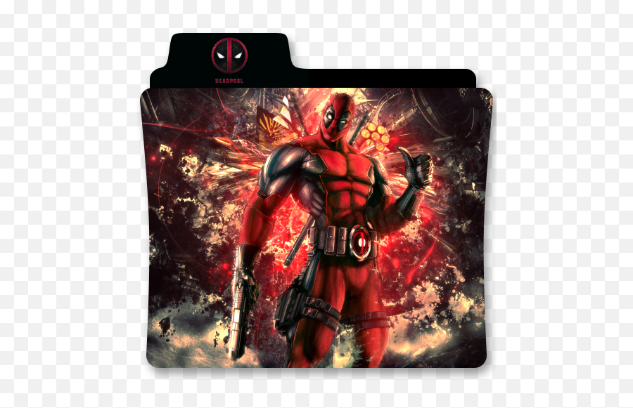 Folder Deadpool Free Icon Of Pack For Mac - Deadpool Hd Png,Deadpool Comic Png