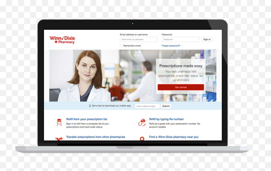 Web Pharmacy - Refill Reminder Language Advertisement Png,Winn Dixie Logo