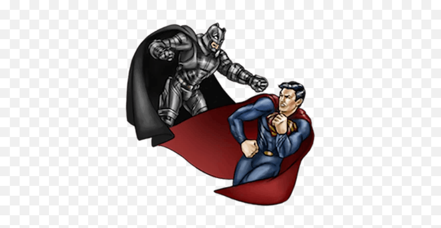 Batman V Stickers Set For - Superhero Png,Batman V Superman Logo Png